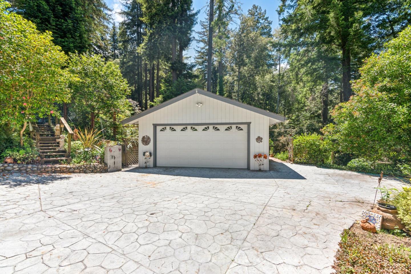 141 William Way Felton, CA 95018 - Photo 41 of 54 a view of large parking space in front of a house