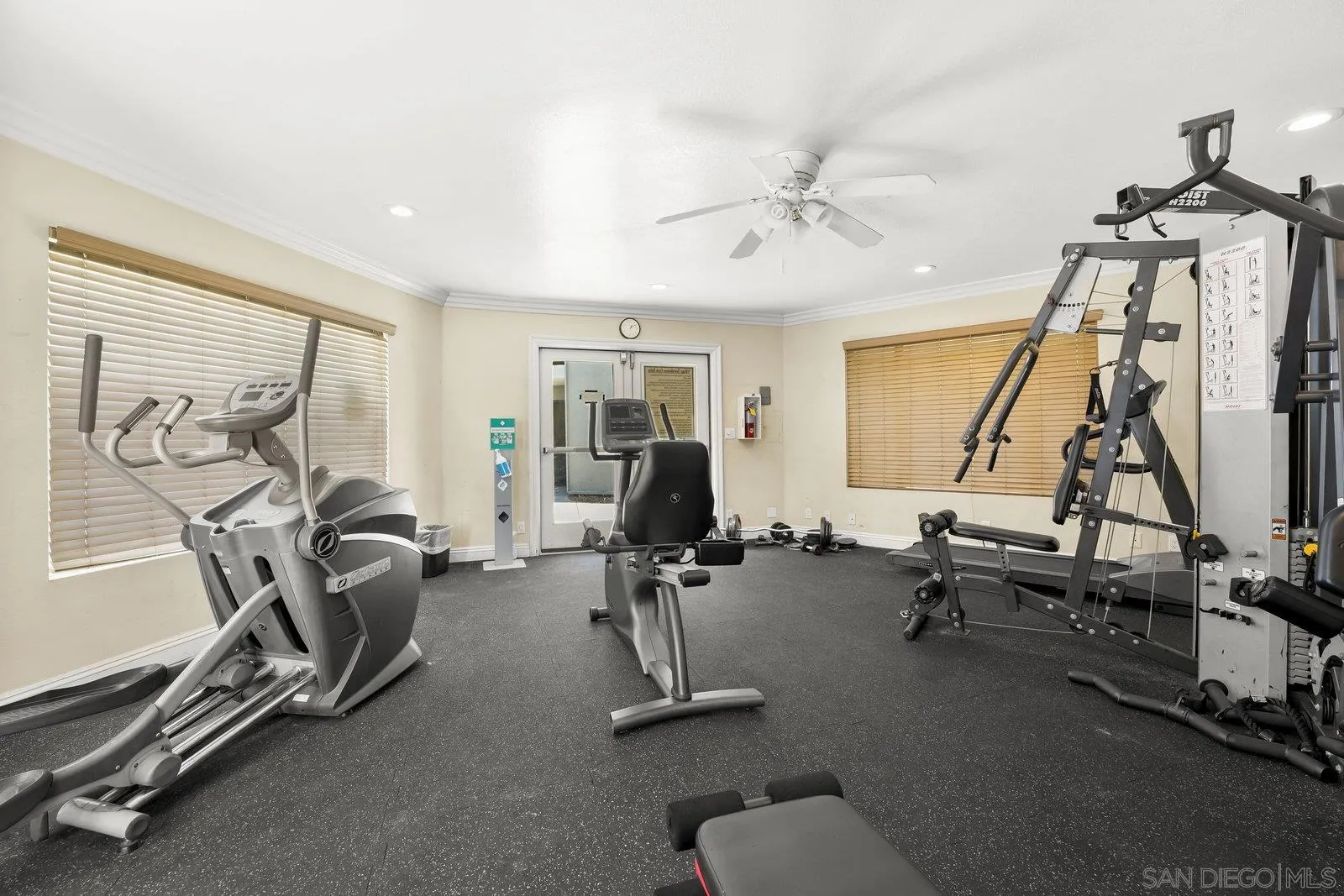 1045 Peach Avenue, Unit 59 El Cajon, CA 92021 - Photo 17 of 19 a view of a room with gym equipment