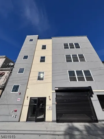 a front view of a building