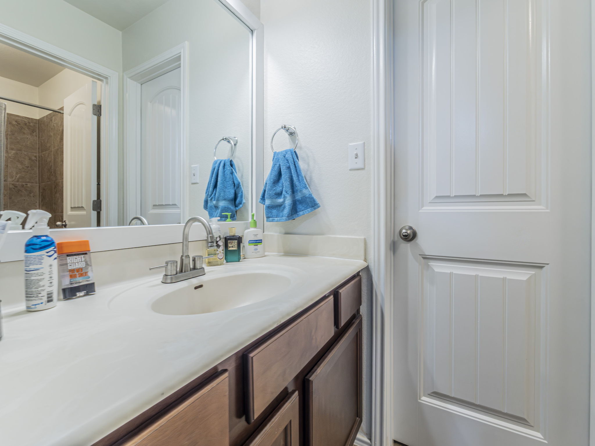 1366 Heep Run Buda, TX 78610 - Photo 22 of 37 Jack and Jill - full bathroom with vanity and a shower