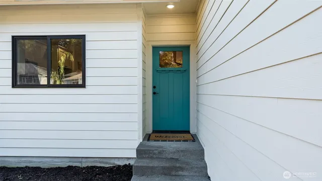 a view of front door of a house