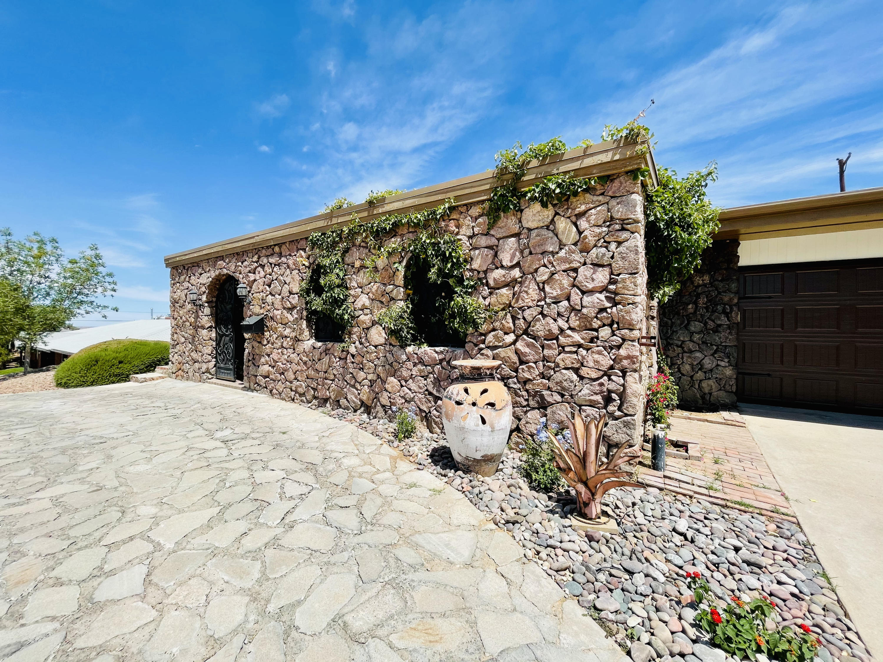 445 Stonebluff Road El Paso, TX 79912 - Photo 1 of 1 a view of a backyard