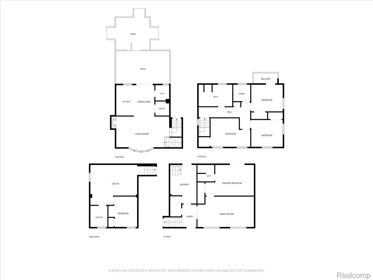 2861 Church Road Columbus, MI 48063 - Photo 42 of 46 06-Floor Plan House All Levels.jpg