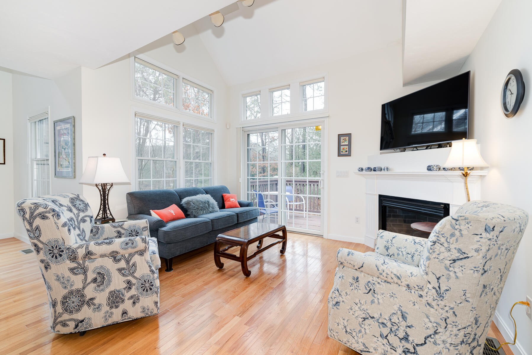 23 Gold Leaf Lane Mashpee, MA 02649 - Photo 1 of 33 a living room with furniture a fireplace and a flat screen tv
