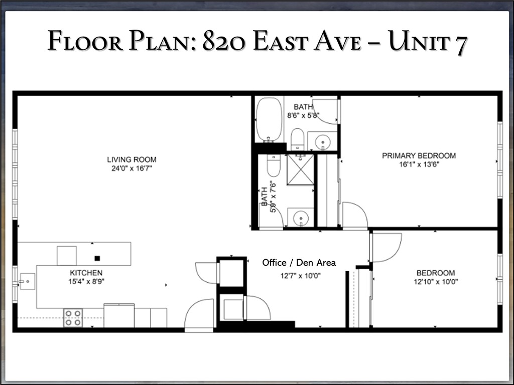 820 East Avenue, Unit UN700 Rochester, NY 14607 - Photo 39 of 39 820 East Ave Floor Plan