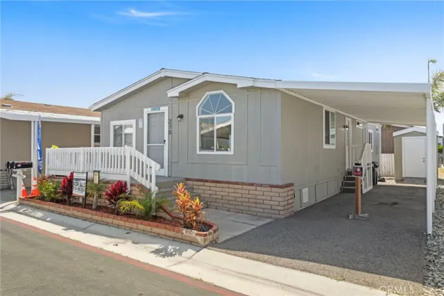 a view of a house with a patio