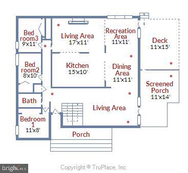 9317 Raintree Road Burke, VA 22015 - Photo 67 of 69 Floor plan: main level