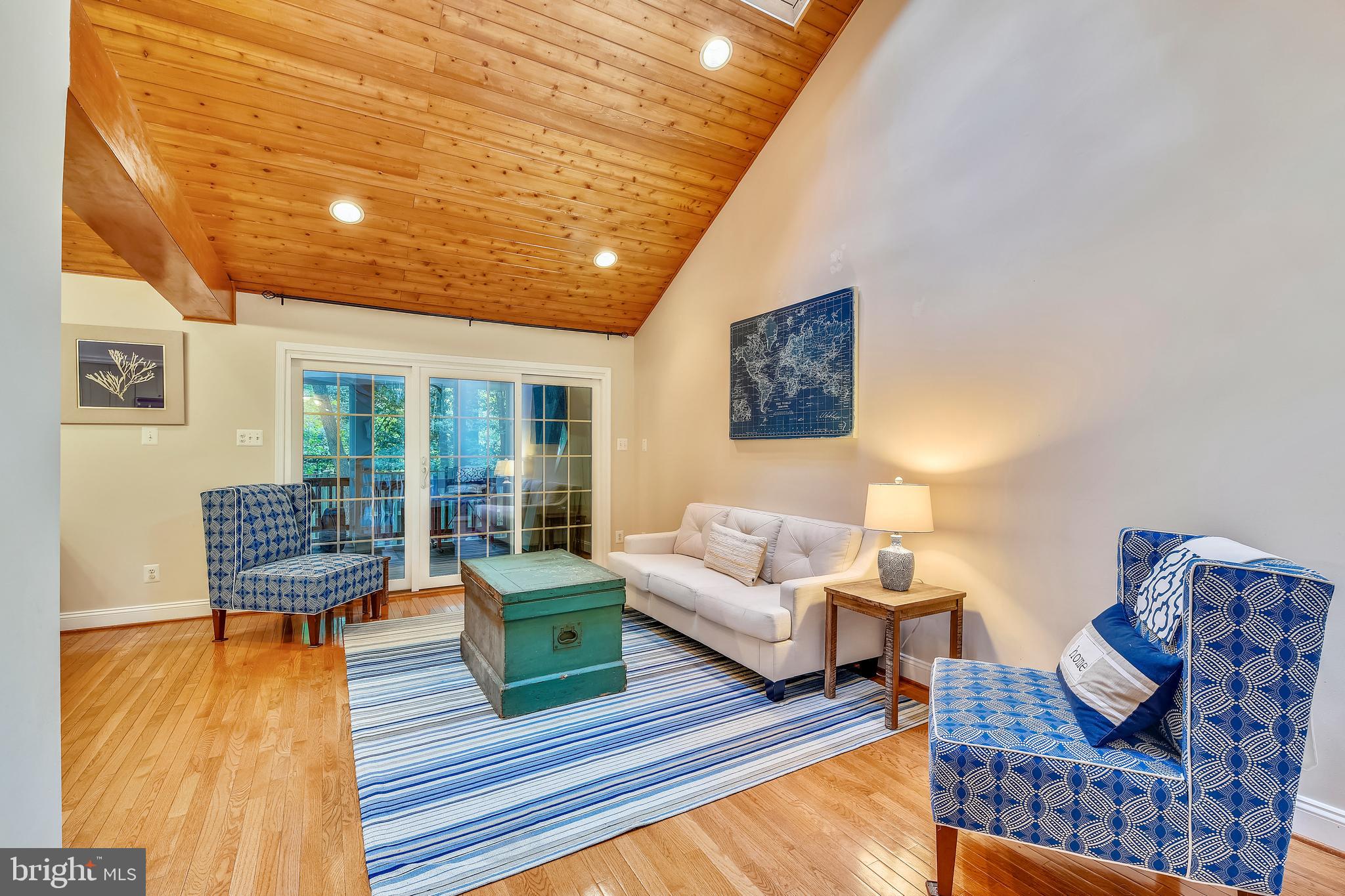 Main level neutral palate and soaring ceiling