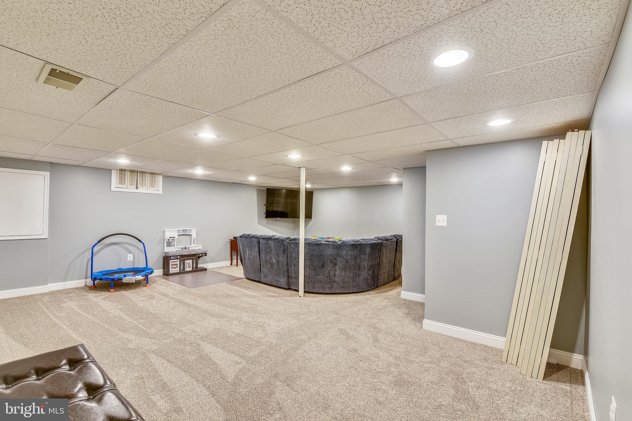 9317 Raintree Road Burke, VA 22015 - Photo 42 of 69 Lower level rec room