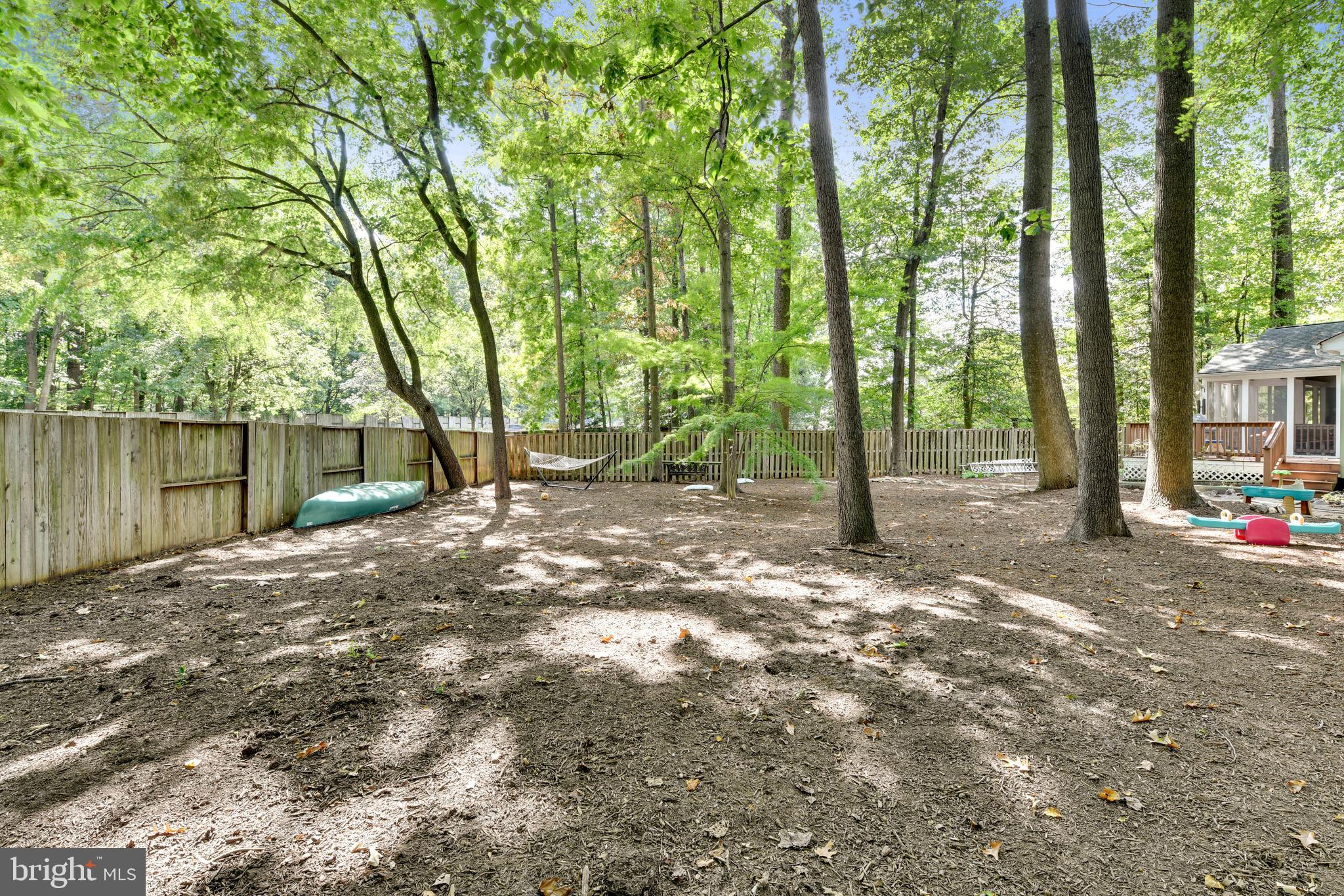 9317 Raintree Road Burke, VA 22015 - Photo 50 of 69 Backyard shaded by mature trees
