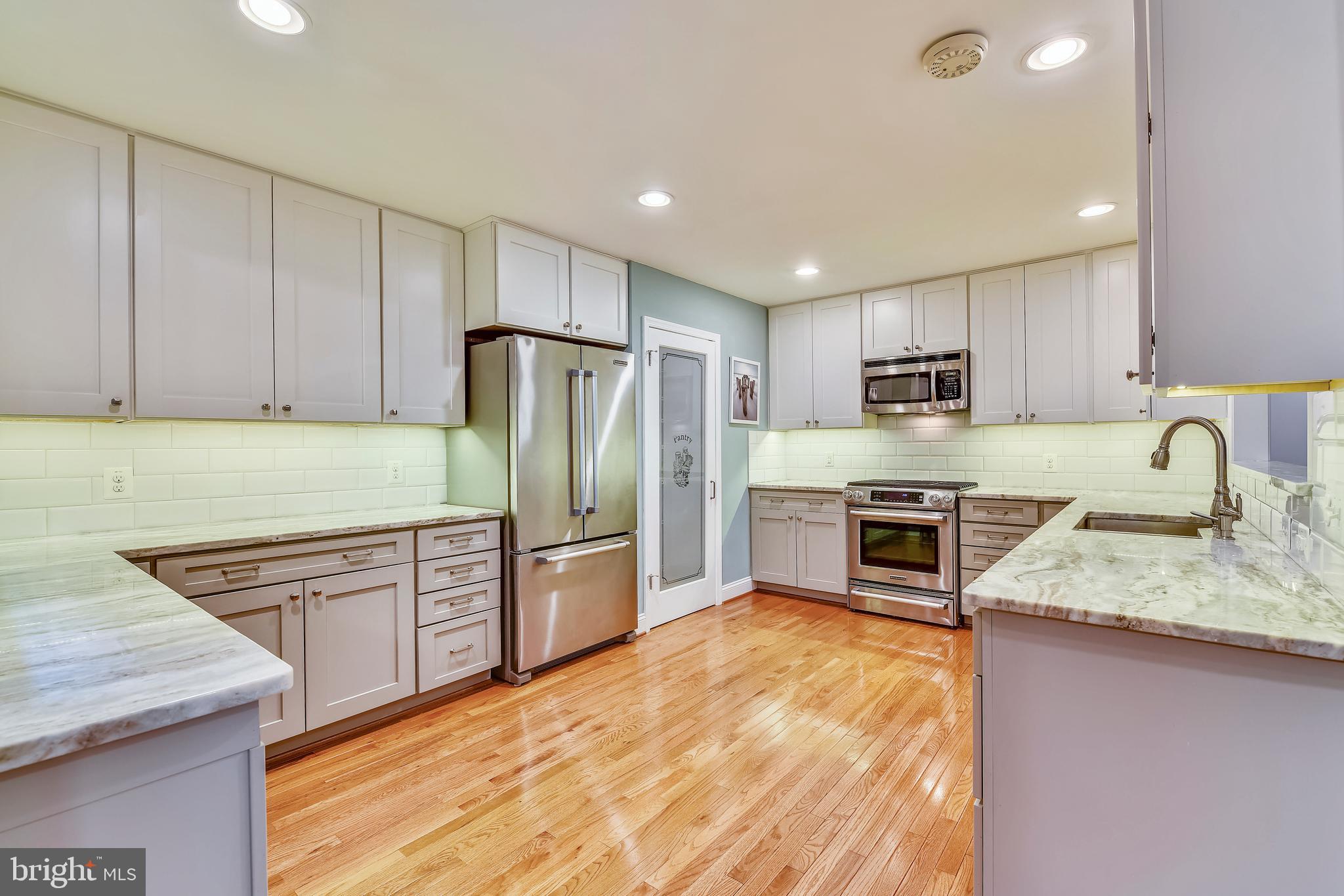 Fully renovated kitchen with stainless steel