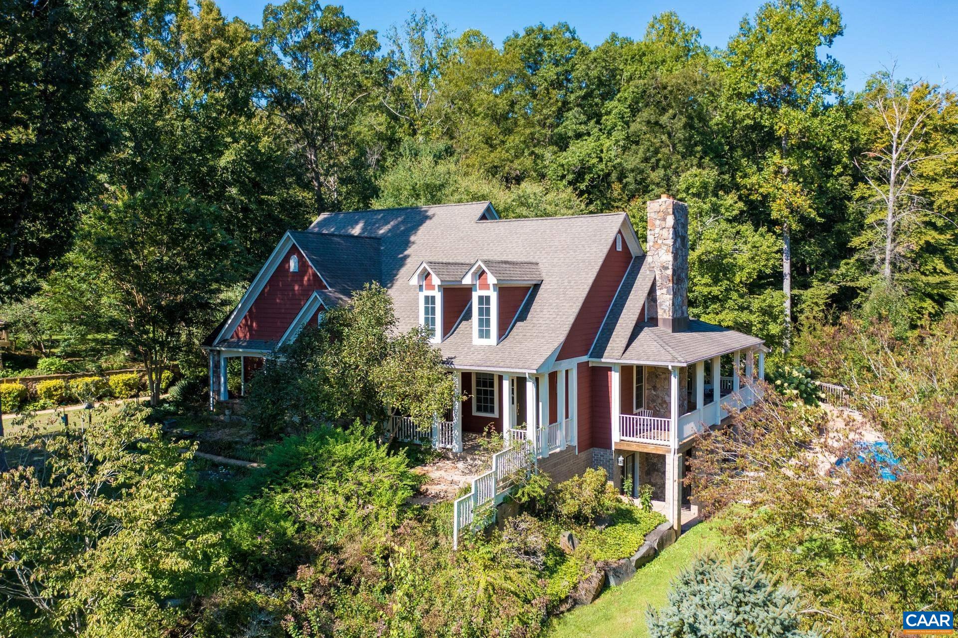 684 Campbell Road Keswick, VA 22947 - Photo 1 of 51 front view of a house with a yard
