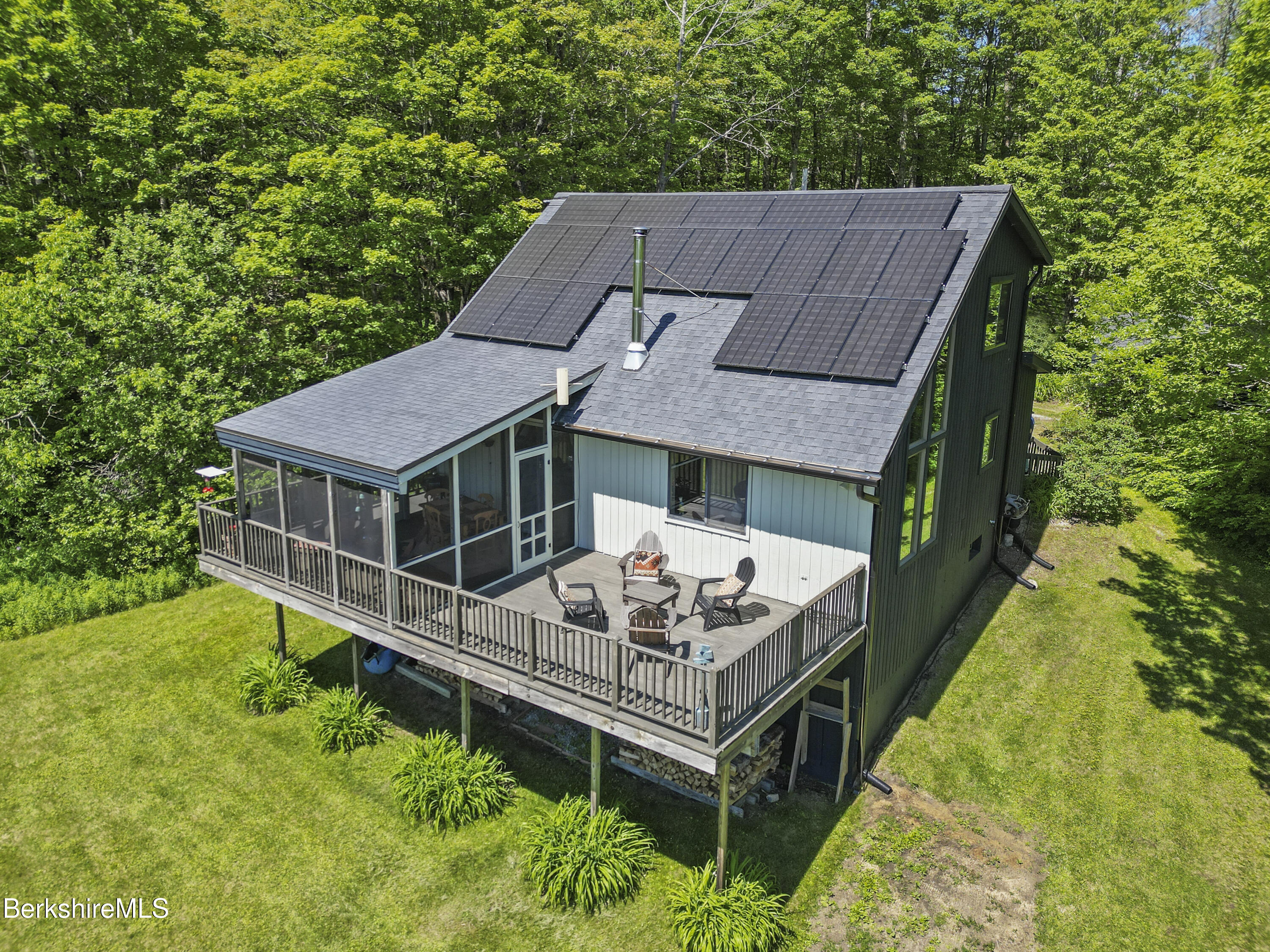 109 Stebbins Road Otis, MA 01253 - Photo 6 of 66 910 Aerial View
