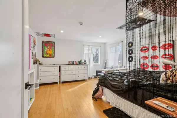 a view of a livingroom with furniture and toys