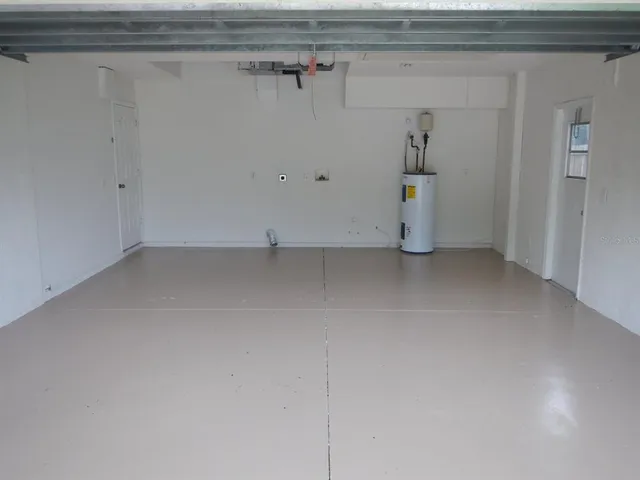 a backyard of a house