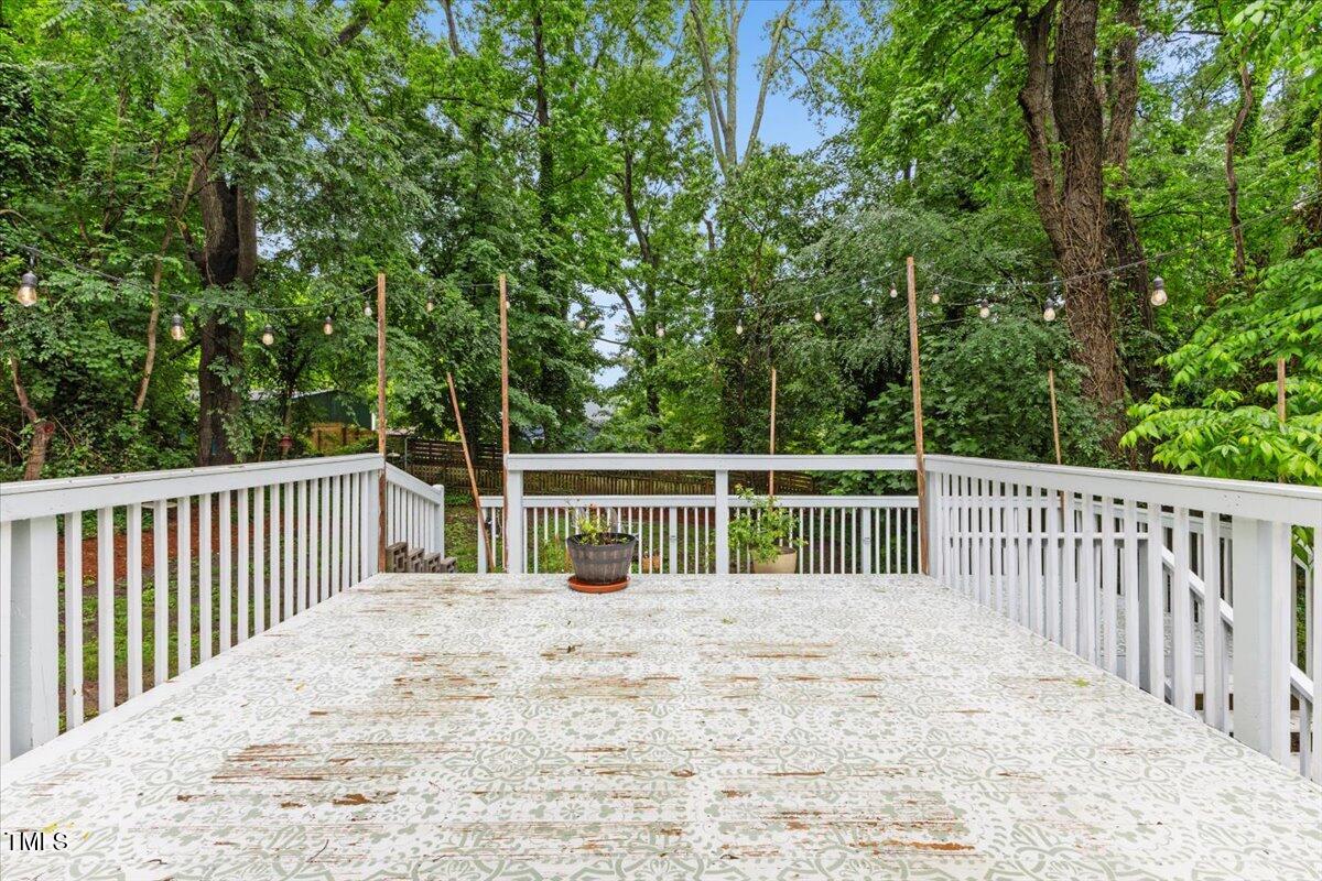 2324 Stevens Road Raleigh, NC 27610 - Photo 38 of 50 a view of a wooden deck