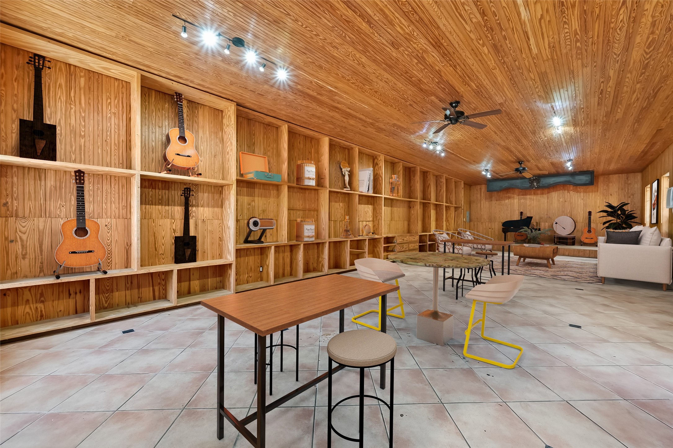 38011 Spur 149 Road Magnolia, TX 77354 - Photo 35 of 49 This bonus building features a built-in stage, making it an ideal venue for vibrant live music events and unforgettable parties.