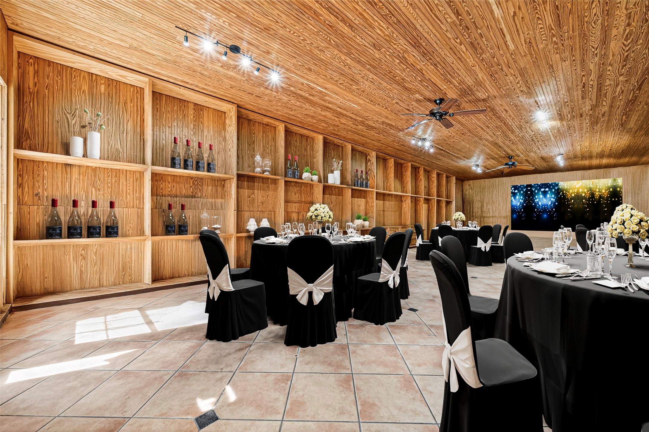 38011 Spur 149 Road Magnolia, TX 77354 - Photo 37 of 46 This versatile room, with its elegant decor and ample space, is ideal for hosting memorable weddings or other special occasions.