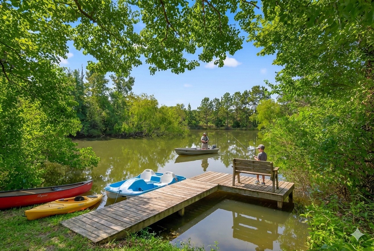 38011 Spur 149 Road Magnolia, TX 77354 - Photo 45 of 49 Imagine turning the pond into a place for your guests or family to enjoy.