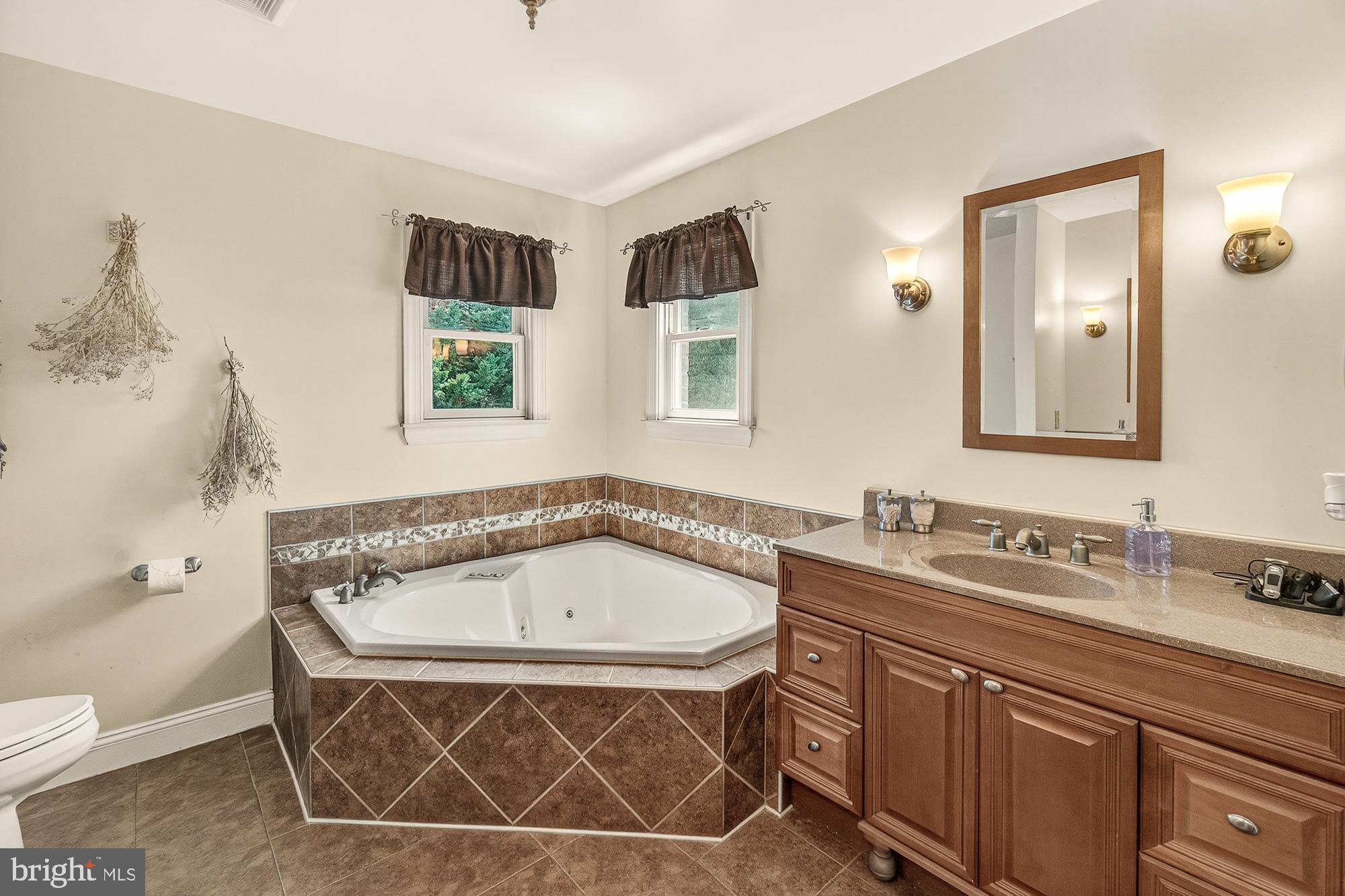 4948 Teen Barnes Road Frederick, MD 21703 - Photo 41 of 56 a bathroom with a tub a sink and a mirror
