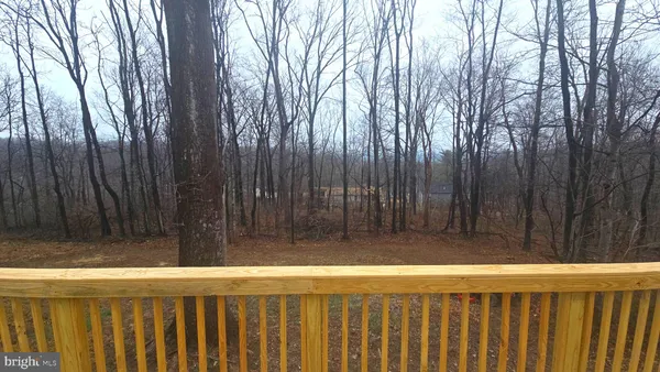 a view of wooden fence