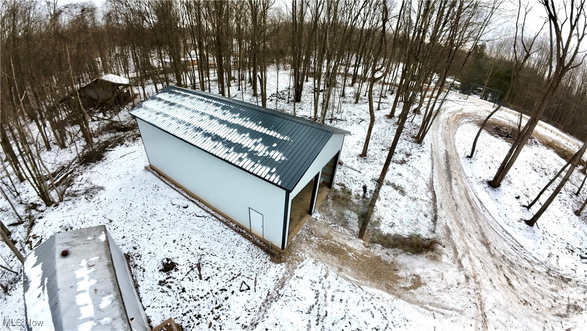 29311 Rabbit Ridge Road Howard, OH 43028 - Photo 35 of 39 View of snowy aerial view