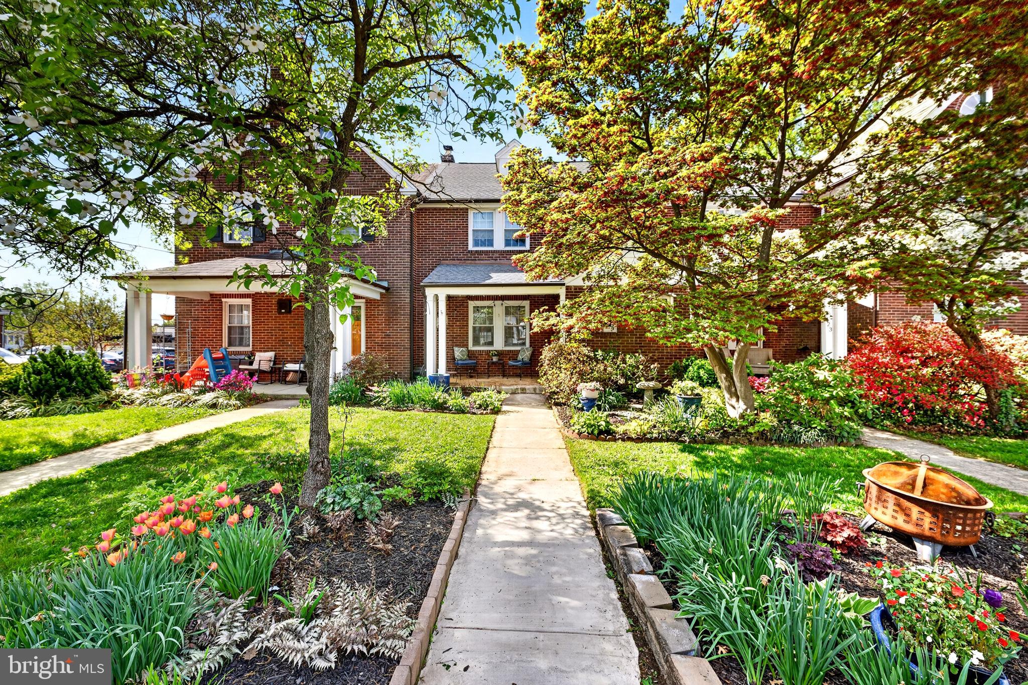 425 Murdock Road Baltimore, MD 21212 - Photo 5 of 63 Flowers and fountain add to the curb appeal