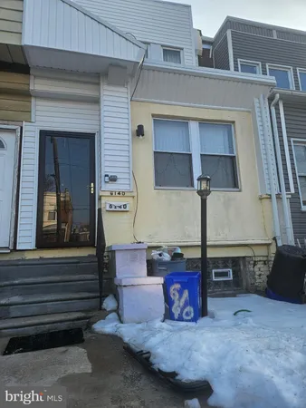 a view of front door of house