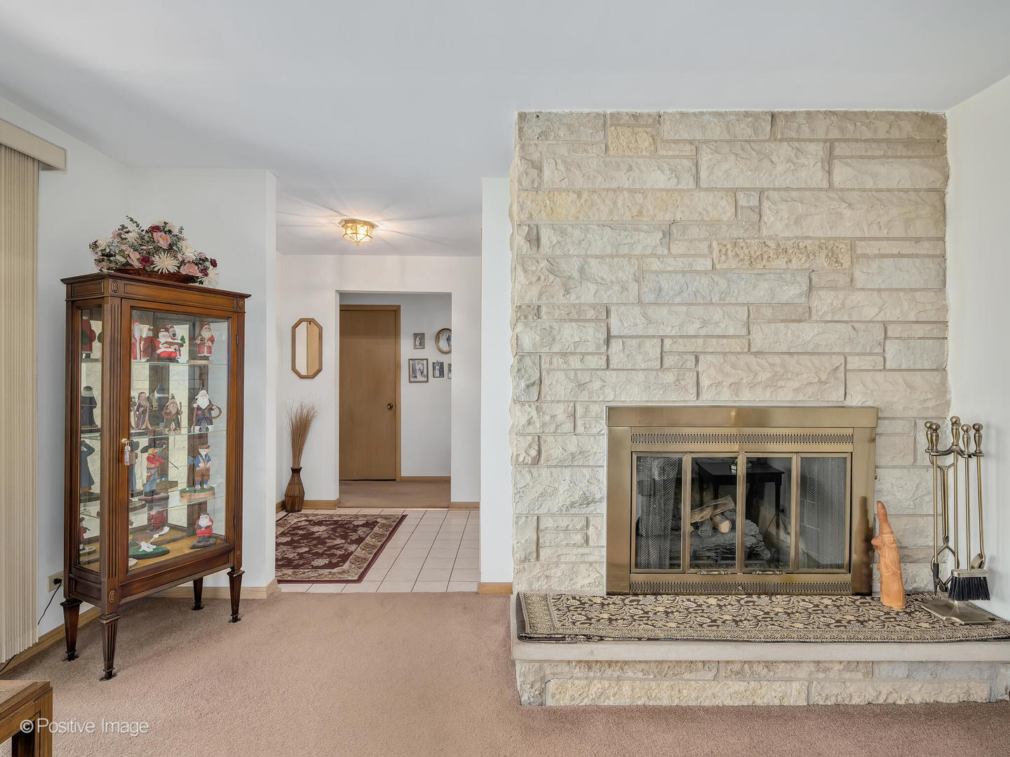 516 Eldon Place Downers Grove, IL 60516 - Photo 14 of 18 a view of an entryway with a fireplace
