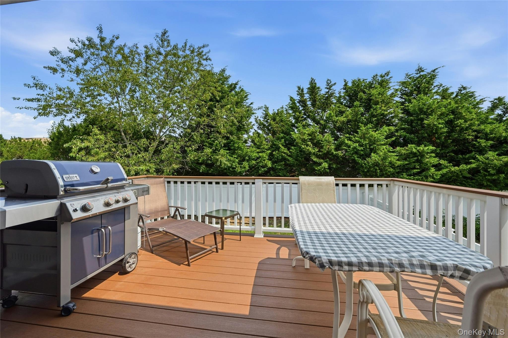 3165 Clubhouse Road Merrick, NY 11566 - Photo 24 of 45 Expansive outdoor deck off the kitchen eat in area