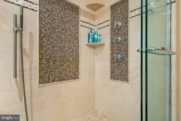 a view of bathroom with shower