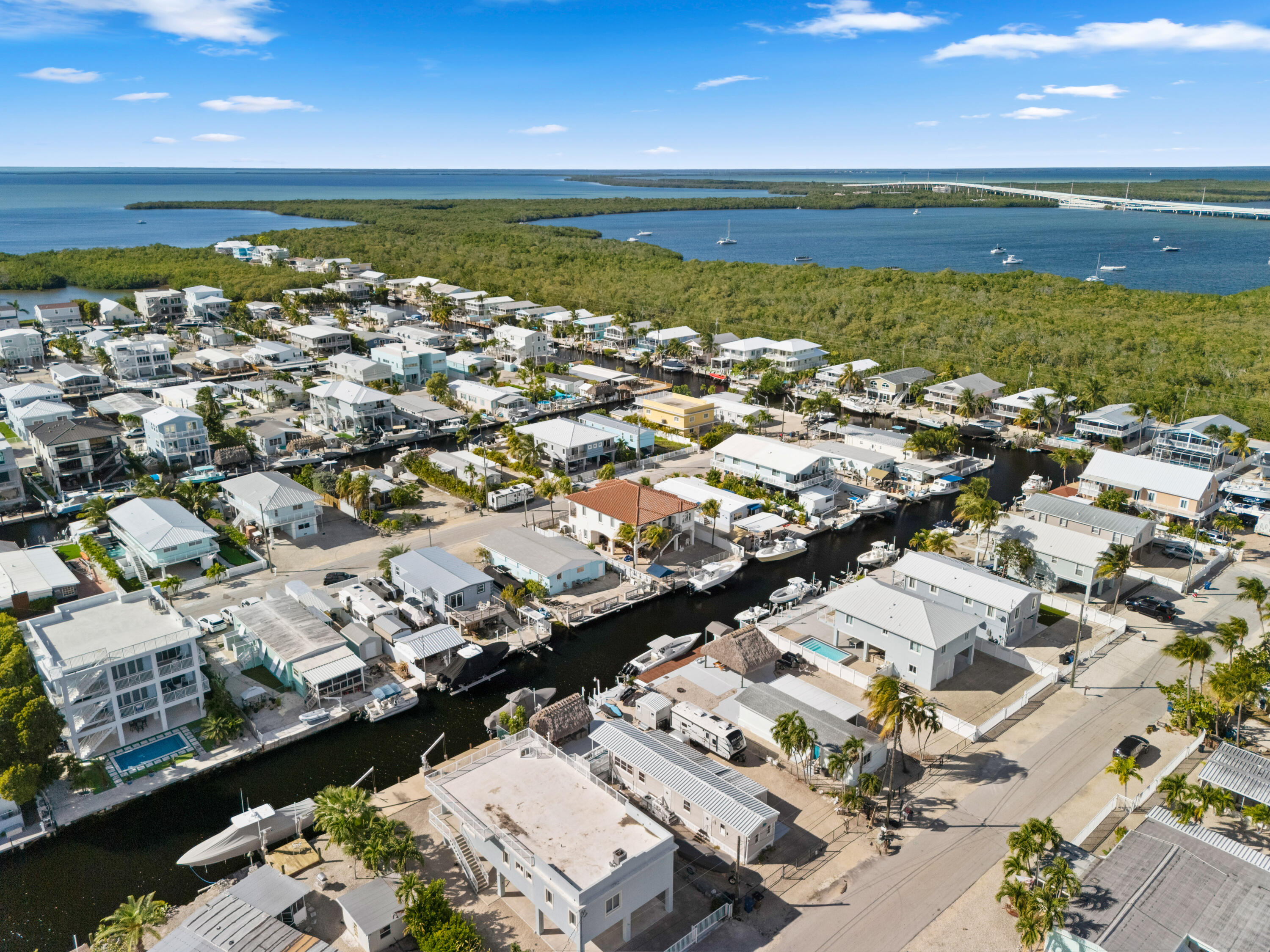 314 Windley Road Key Largo, FL 33037 - Photo 32 of 32 an aerial view of ocean and residential houses with outdoor space