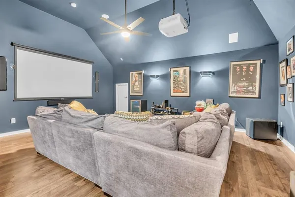 a bed room with a bed window and couch
