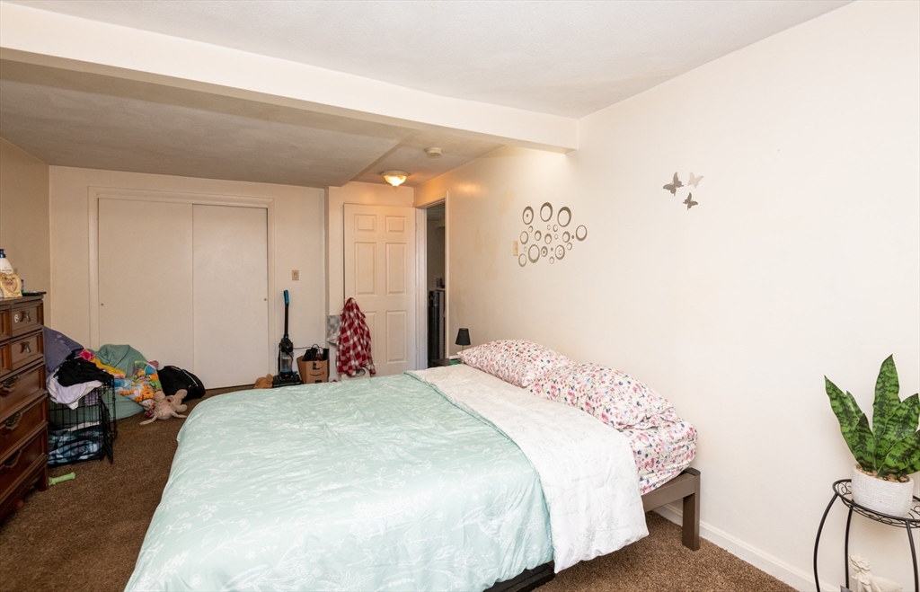 24 Webb Street Salem, MA 01970 - Photo 32 of 38 a bed room with a bed and a potted plant