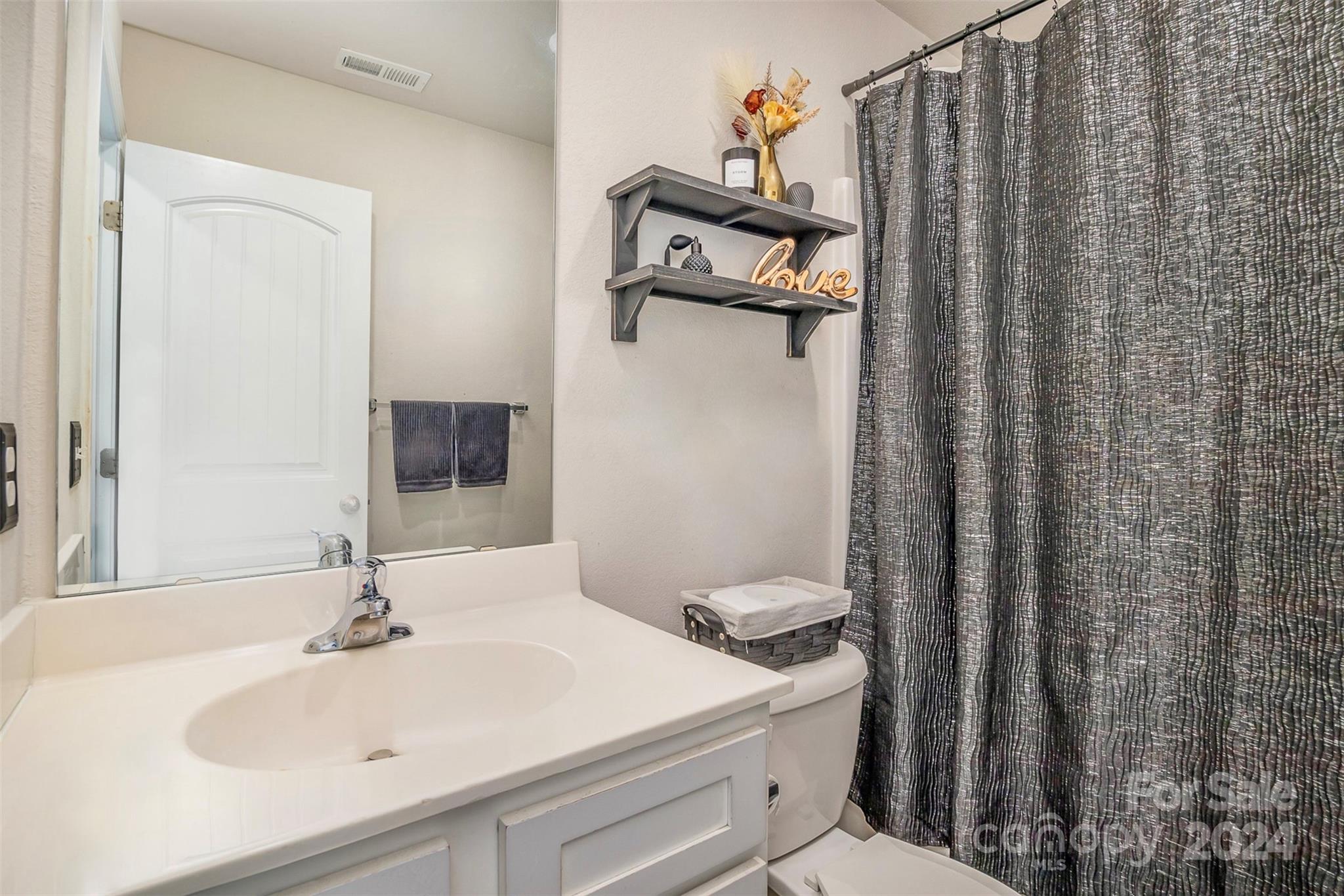 1075 Winding Creek Road Salisbury, NC 28146 - Photo 16 of 18 a bathroom with a sink and a mirror