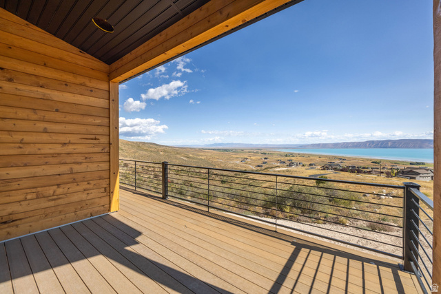 300 Knoll Loop, Unit 227 Fish Haven, ID 83287 - Photo 36 of 56 Wooden deck with a water view