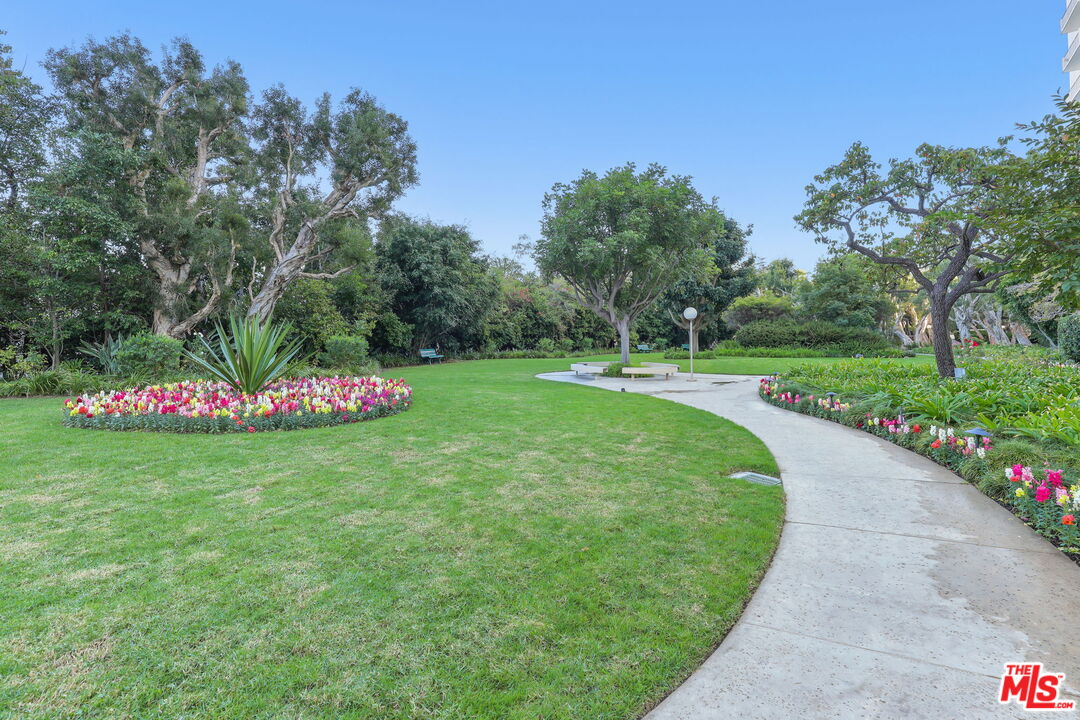 2170 Century Park East, Unit 104 Los Angeles, CA 90067 - Photo 35 of 42 a big yard with lots of green space and plants