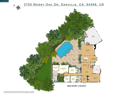 $3,198,800 | 2705 Mossy Oak Drive, Danville, CA 94506