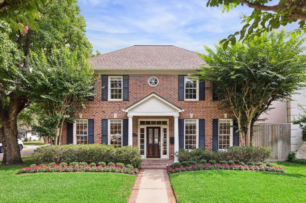 This charming West University home boasts 3- 4 spacious bedrooms and 3.1 bathrooms, offering ample space and comfort for any lifestyle. This red brick home blends classic architectural details with contemporary finishes, creating an inviting atmosphere ideal for both relaxed living and entertaining.