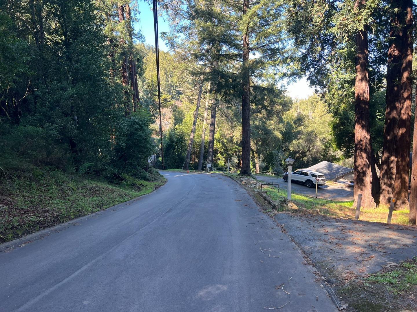 559 Patrol Road Woodside, CA 94062 - Photo 6 of 16 a view of a yard with swimming pool and green space