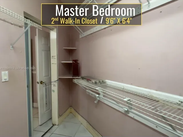 a close view of closet