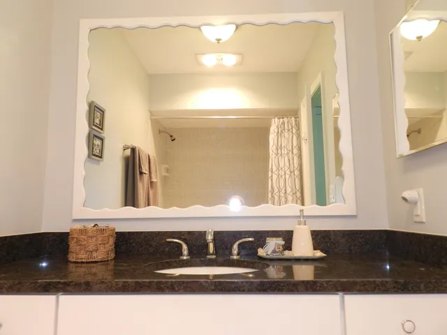 a bathroom with a sink