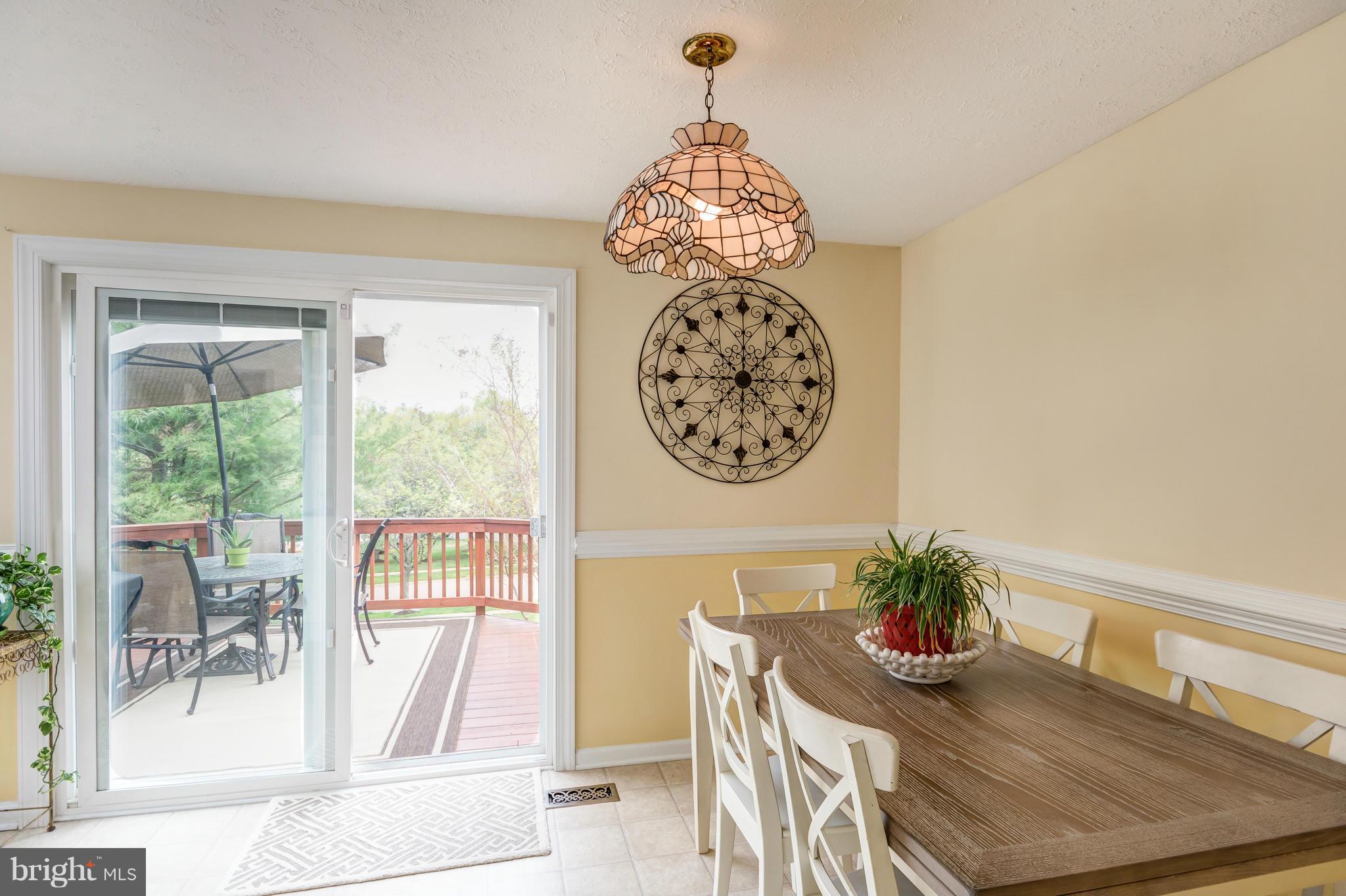 1234 Quaker Ridge Drive Arnold, MD 21012 - Photo 6 of 26 Dining area of kitchen overlooks rear deck