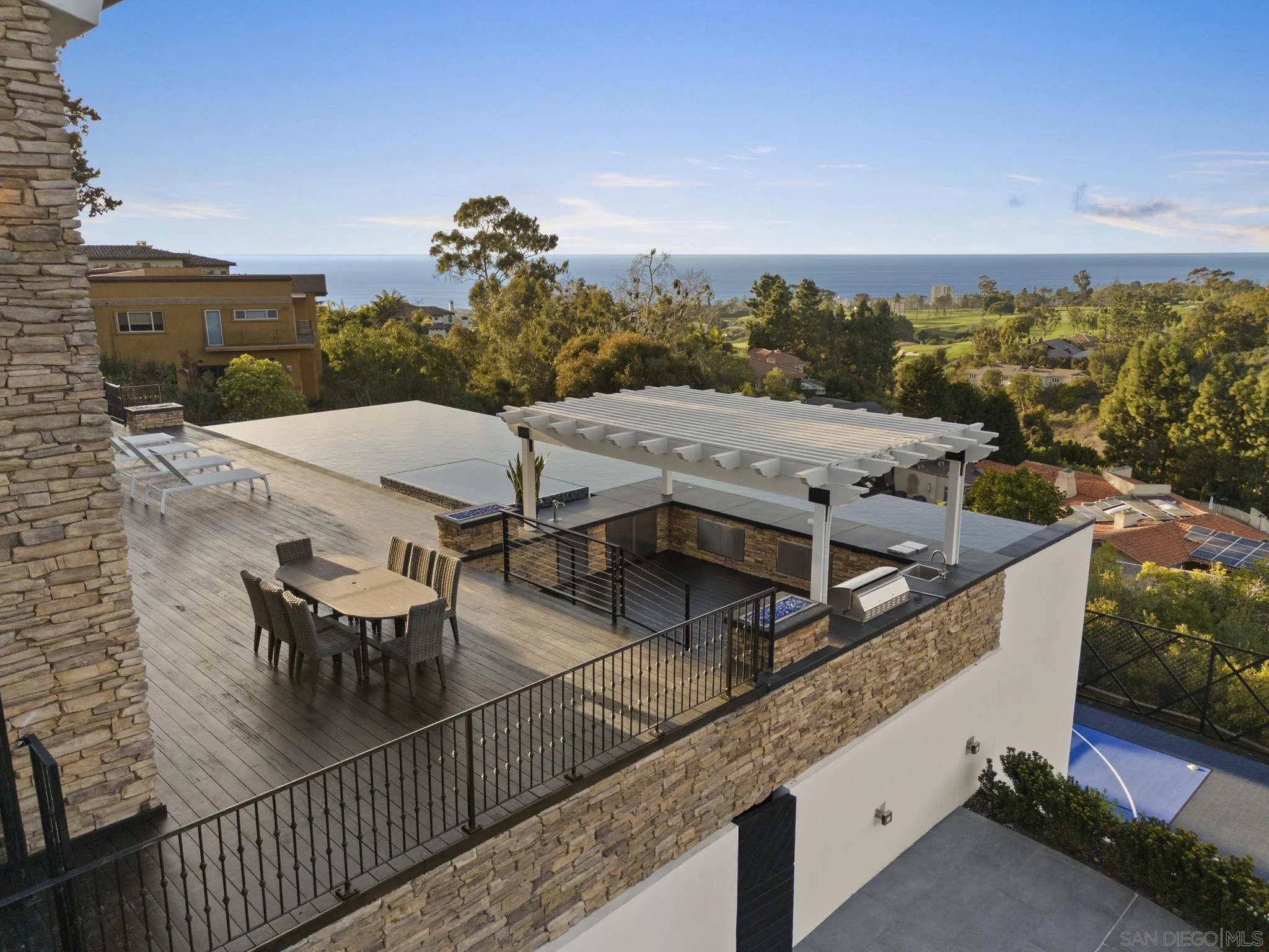 1542 El Paso Real La Jolla, CA 92037 - Photo 12 of 30 a view of a terrace with sitting area