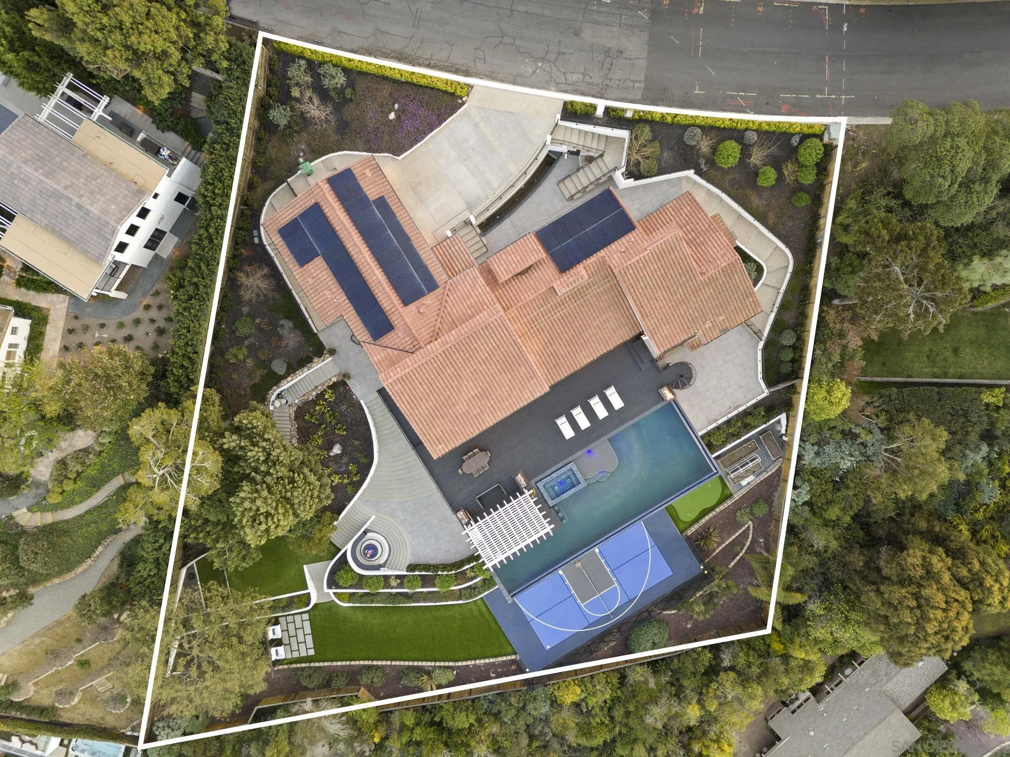 1542 El Paso Real La Jolla, CA 92037 - Photo 30 of 30 an aerial view of a house