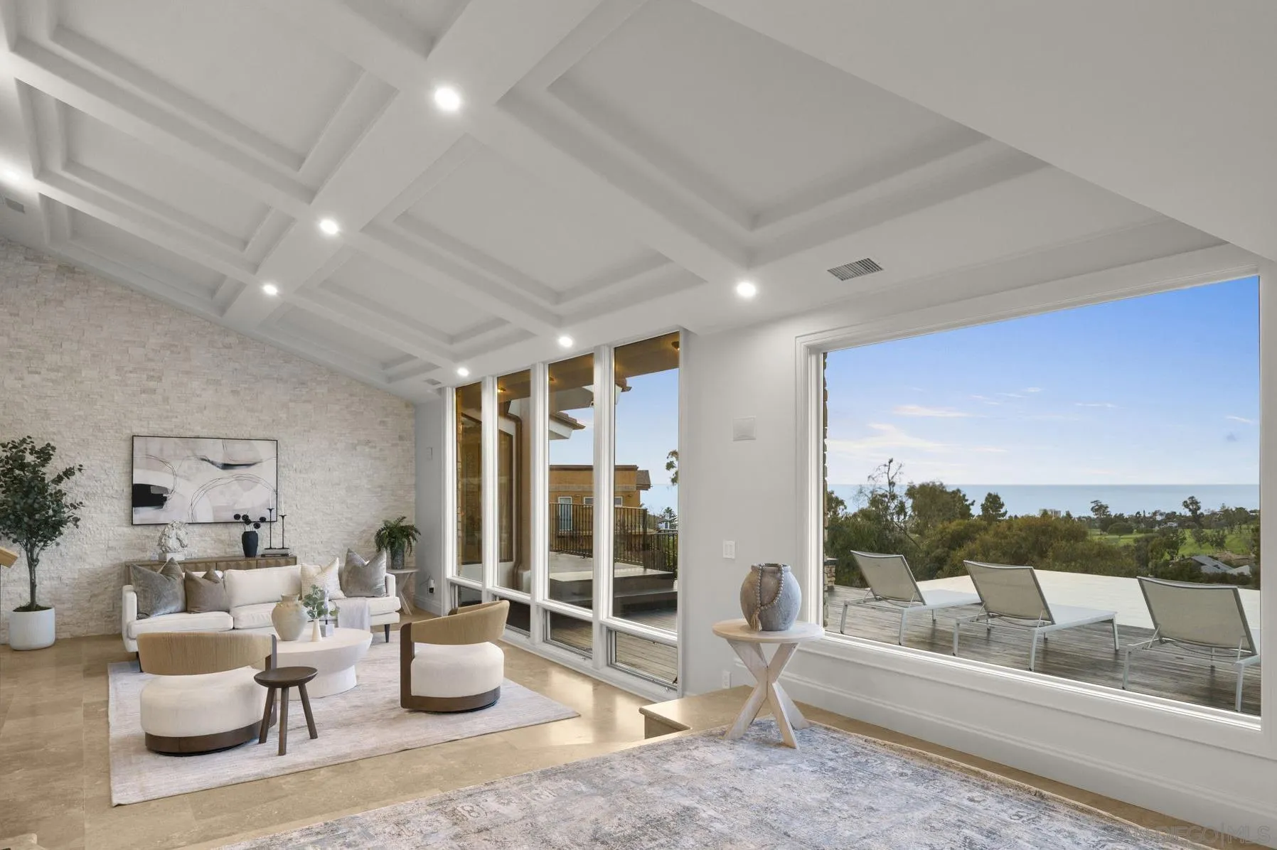 1542 El Paso Real La Jolla, CA 92037 - Photo 4 of 30 a living room with furniture and a large window