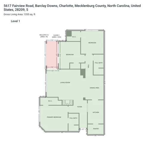 $361,500 | 5617 Fairview Road, Unit 5, Charlotte, NC 28209