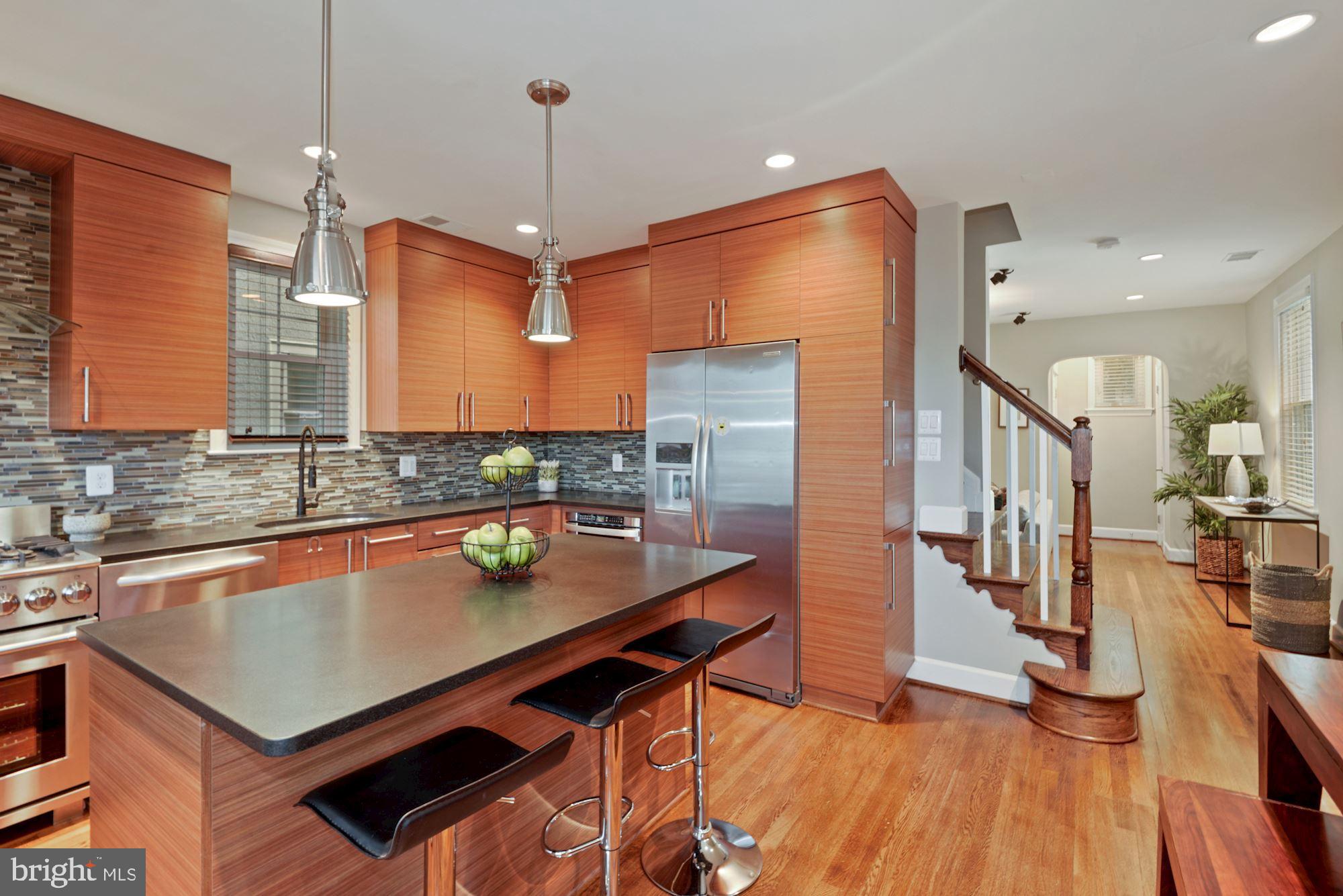 4107 Fessenden Street Northwest Washington, DC 20016 - Photo 14 of 52 Honed Marble Countertops