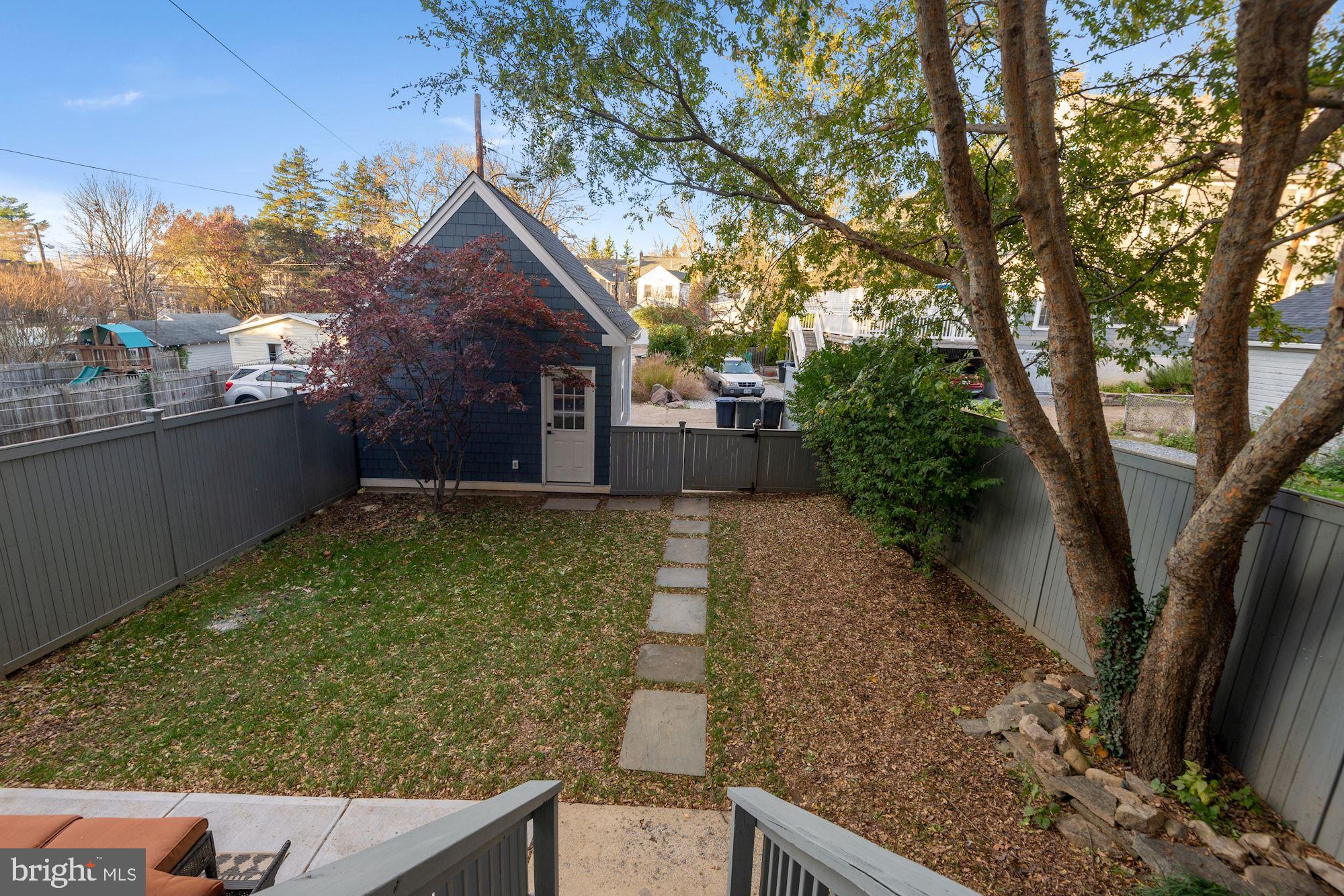 4107 Fessenden Street Northwest Washington, DC 20016 - Photo 46 of 52 Fenced Back Yard