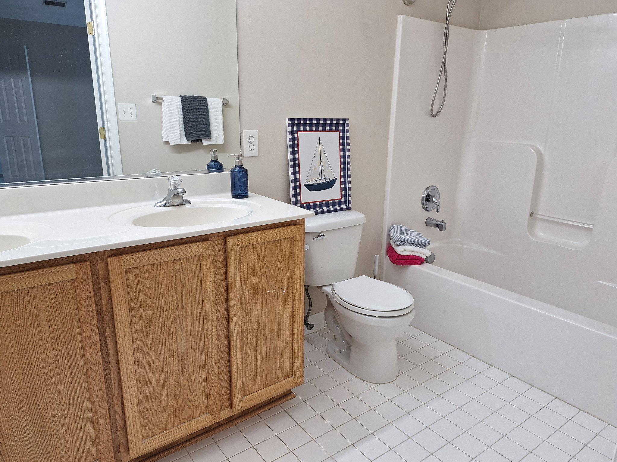 7906 Springridge Road Glen Burnie, MD 21060 - Photo 15 of 28 Huge primary bathroom with double sinks